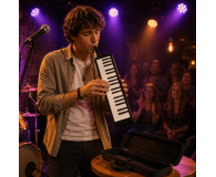 MusicMate Harmonijka klawiszowa MM-ML37-B Melodica 37 - 1588166 - zdjęcie 14